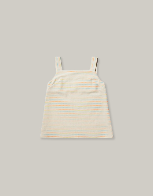 forest sleeveless top (Fabric made in france)