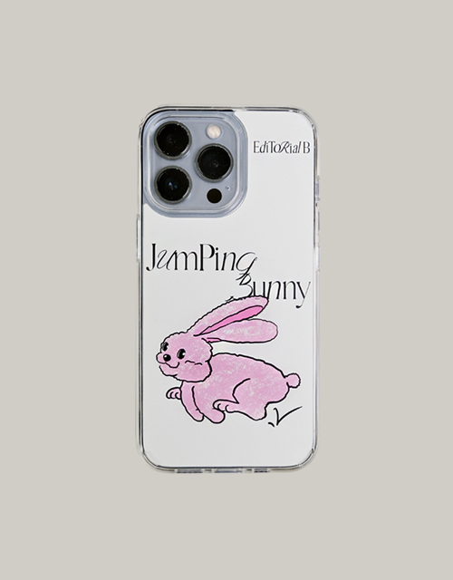 jumping bunny phone case (bymina x saintmango)