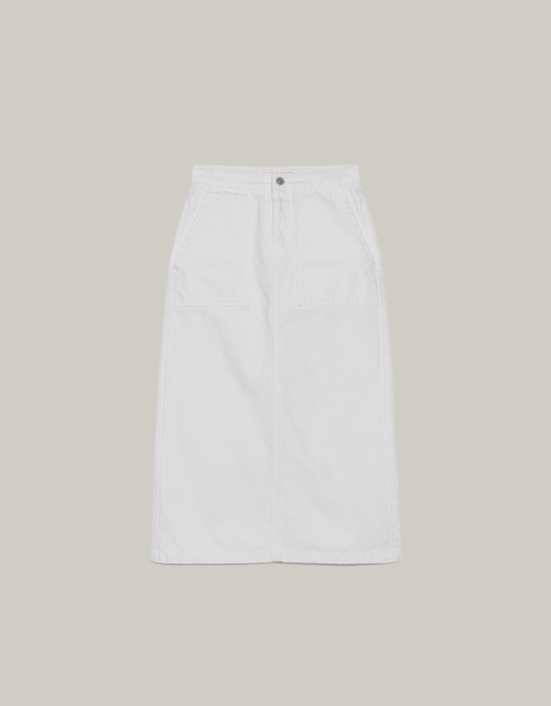 merci white denim skirt (1color)